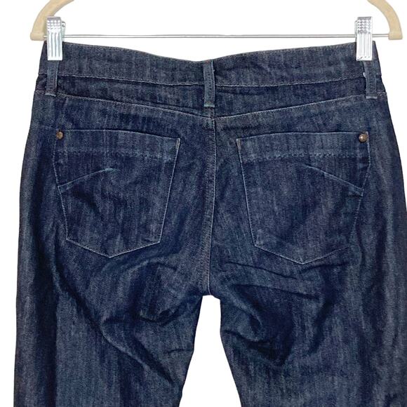 James Jeans Ritchie  Dry Aged Denim Straight Leg Ankle Dark Wash Size 28 - Picture 5 of 16